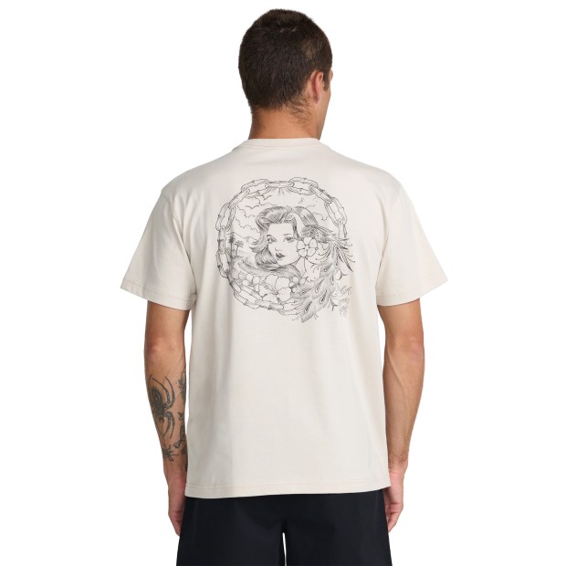 Rvca T-shirt Paradise Queen Ceramic