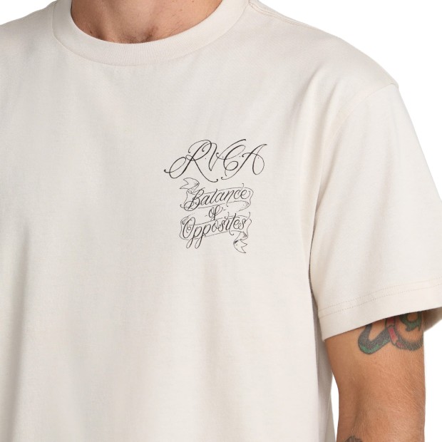 Rvca T-shirt Paradise Queen Ceramic