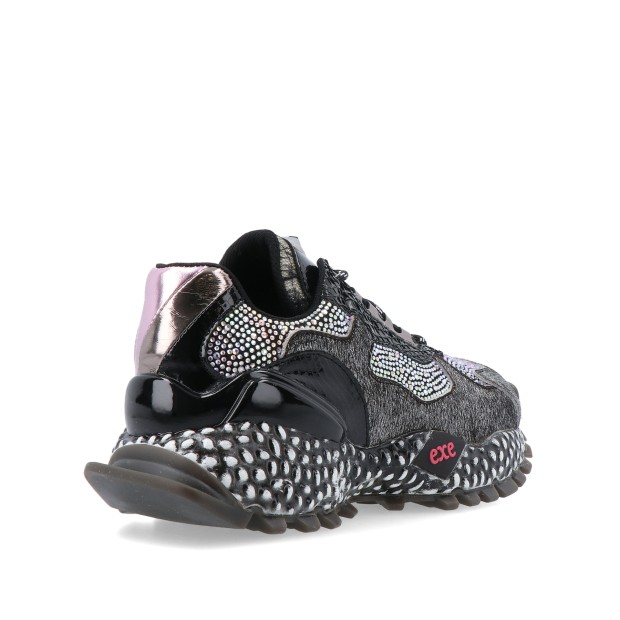 Exé 928-12 Leather Blk/purple