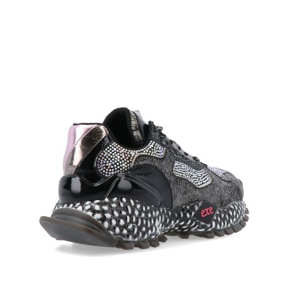 Ex� 928-12 Leather Blk/purple