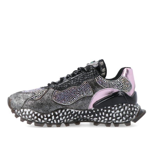 Exé 928-12 Leather Blk/purple