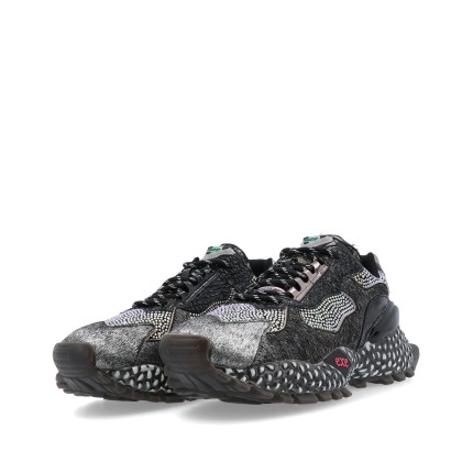 Ex� 928-12 Leather Blk/purple
