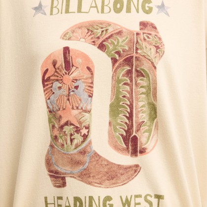 Billabong T-shirt Ready To Roam White Cap Billabong T-shirt Ready To Roam White Cap