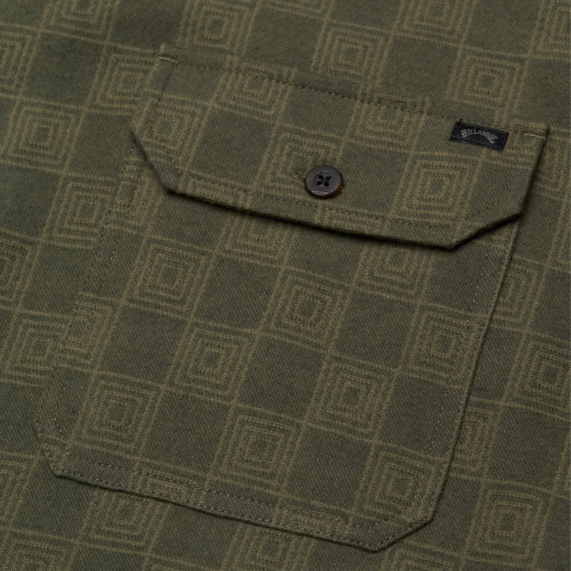 Billabong Camisa Ls Offshore Jacquard Flannel Winter Moss