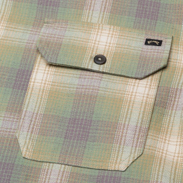 Billabong Camisa Ls Offshore Flannel Hedge Green