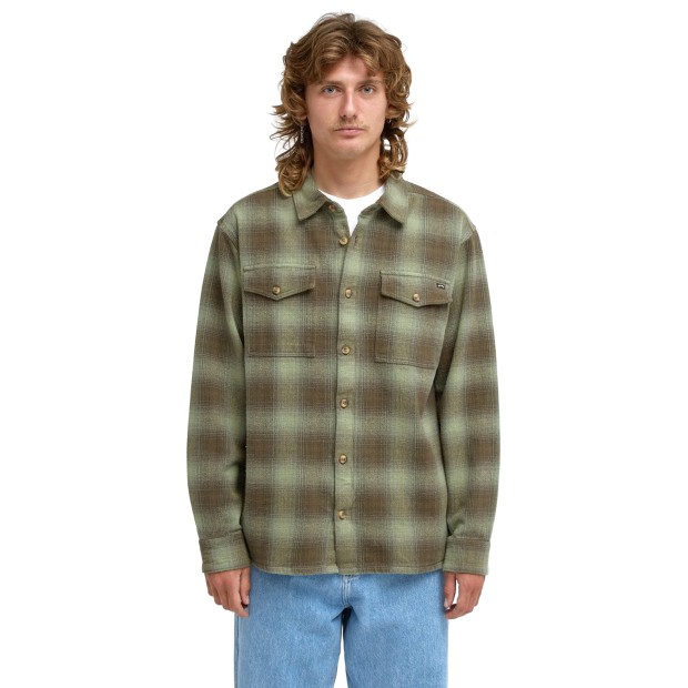 Billabong Camisa Ls Ventura Overshirt Hedge Green
