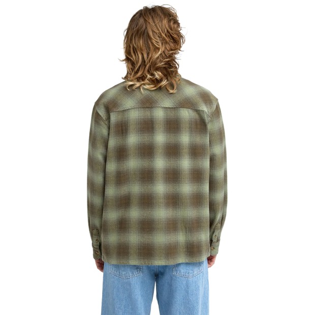 Billabong Camisa Ls Ventura Overshirt Hedge Green