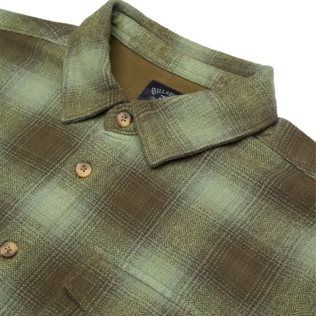 Billabong Camisa Ls Ventura Overshirt Hedge Green