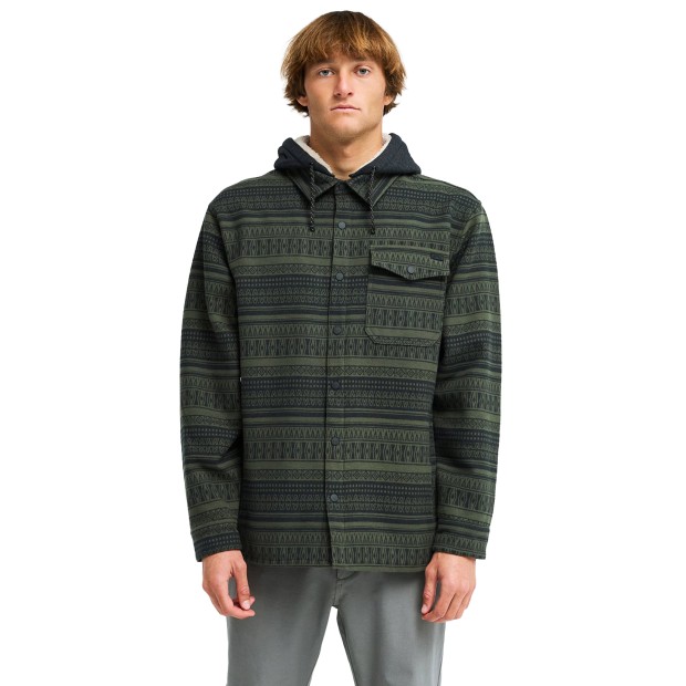 Billabong Camisa Polar Furnace Bonded Jacquar Black
