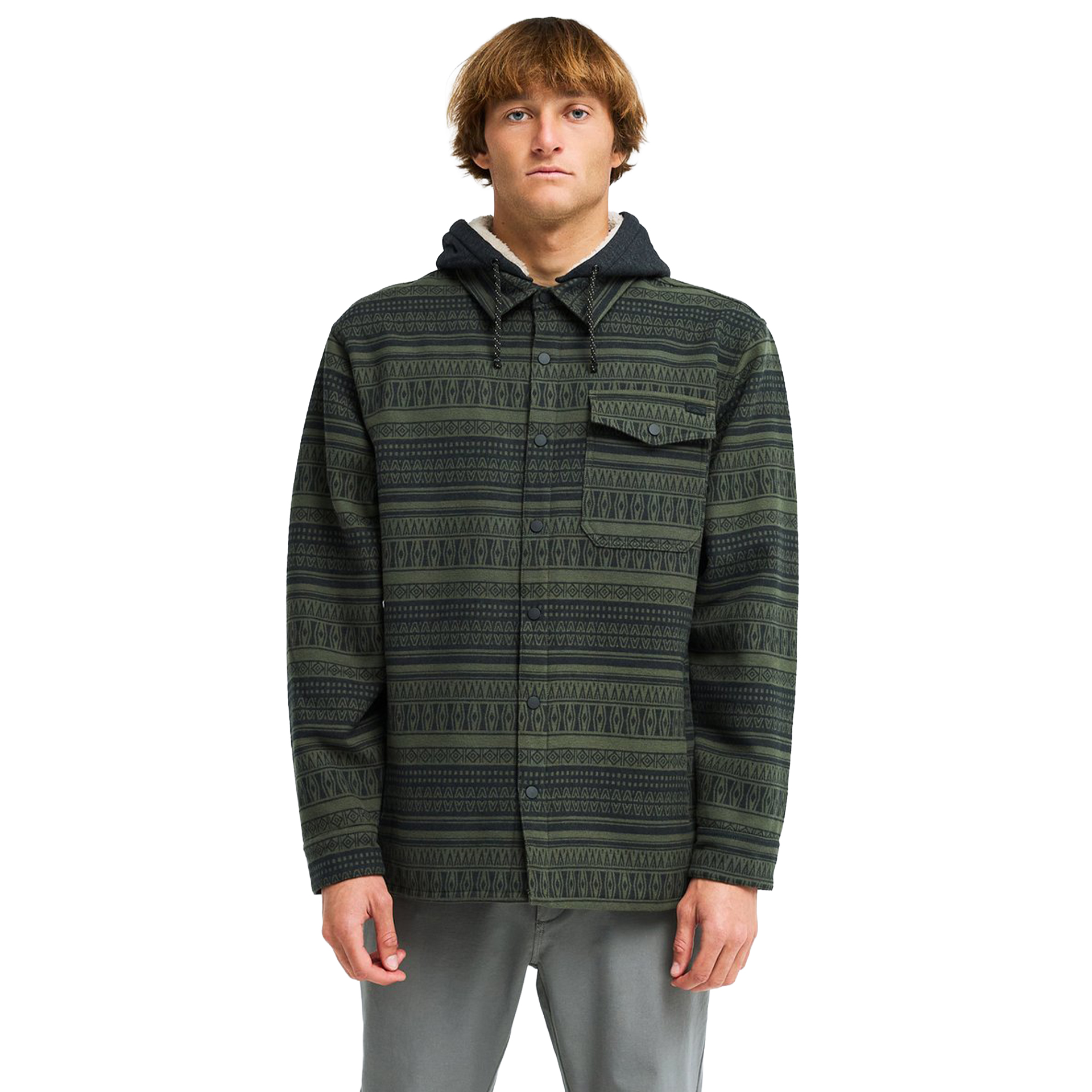 Billabong Camisa Polar Furnace Bonded Jacquar Black