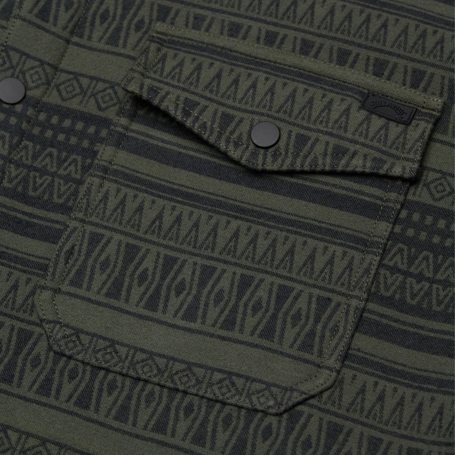 Billabong Camisa Polar Furnace Bonded Jacquar Black