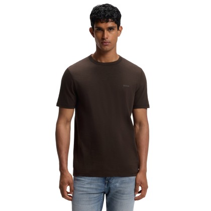 BOSS T-shirt Tegood Dark Brown