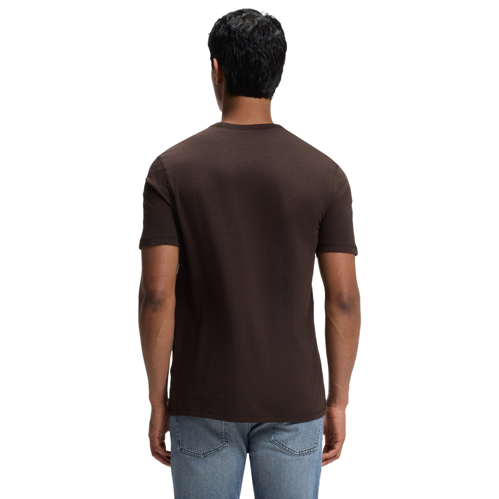 BOSS T-shirt Tegood Dark Brown