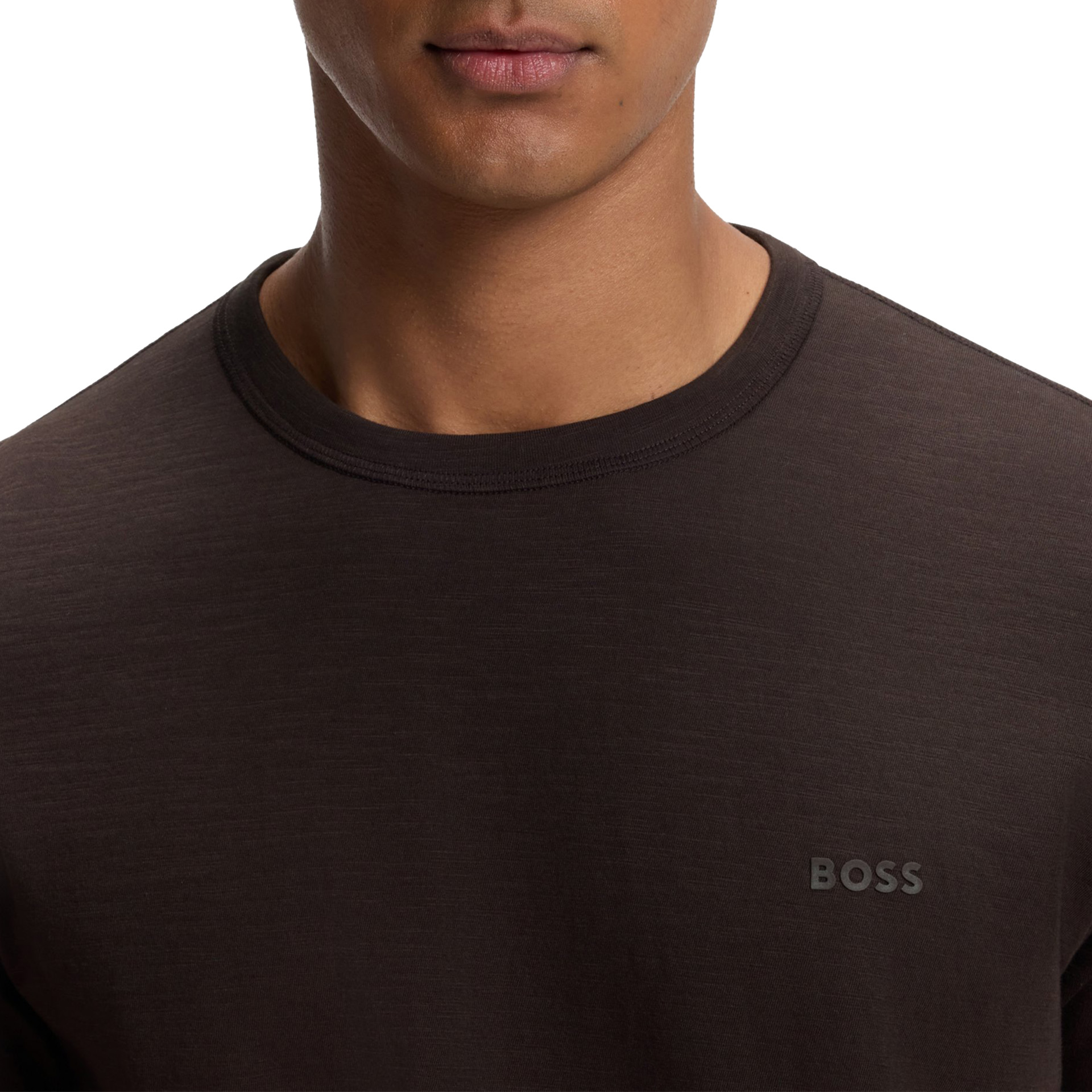 BOSS T-shirt Tegood Dark Brown