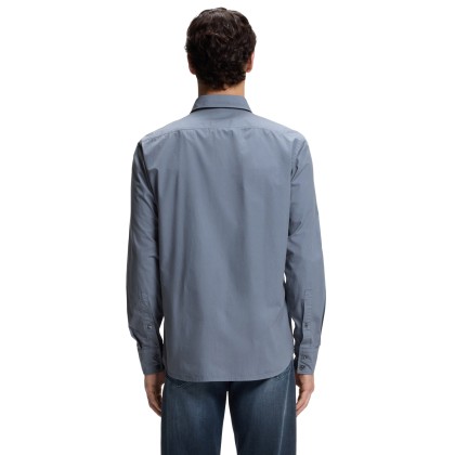 BOSS Camisa Relegant Medium Blue BOSS Camisa Relegant Medium Blue