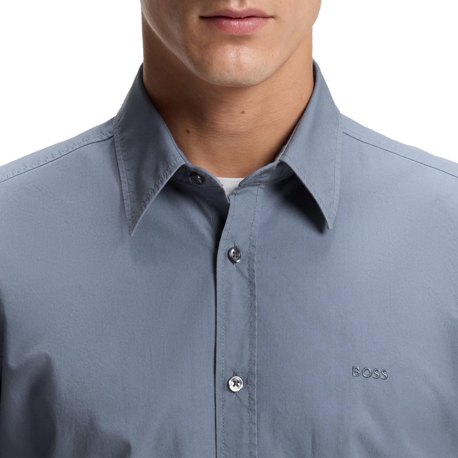 BOSS Camisa Relegant Medium Blue