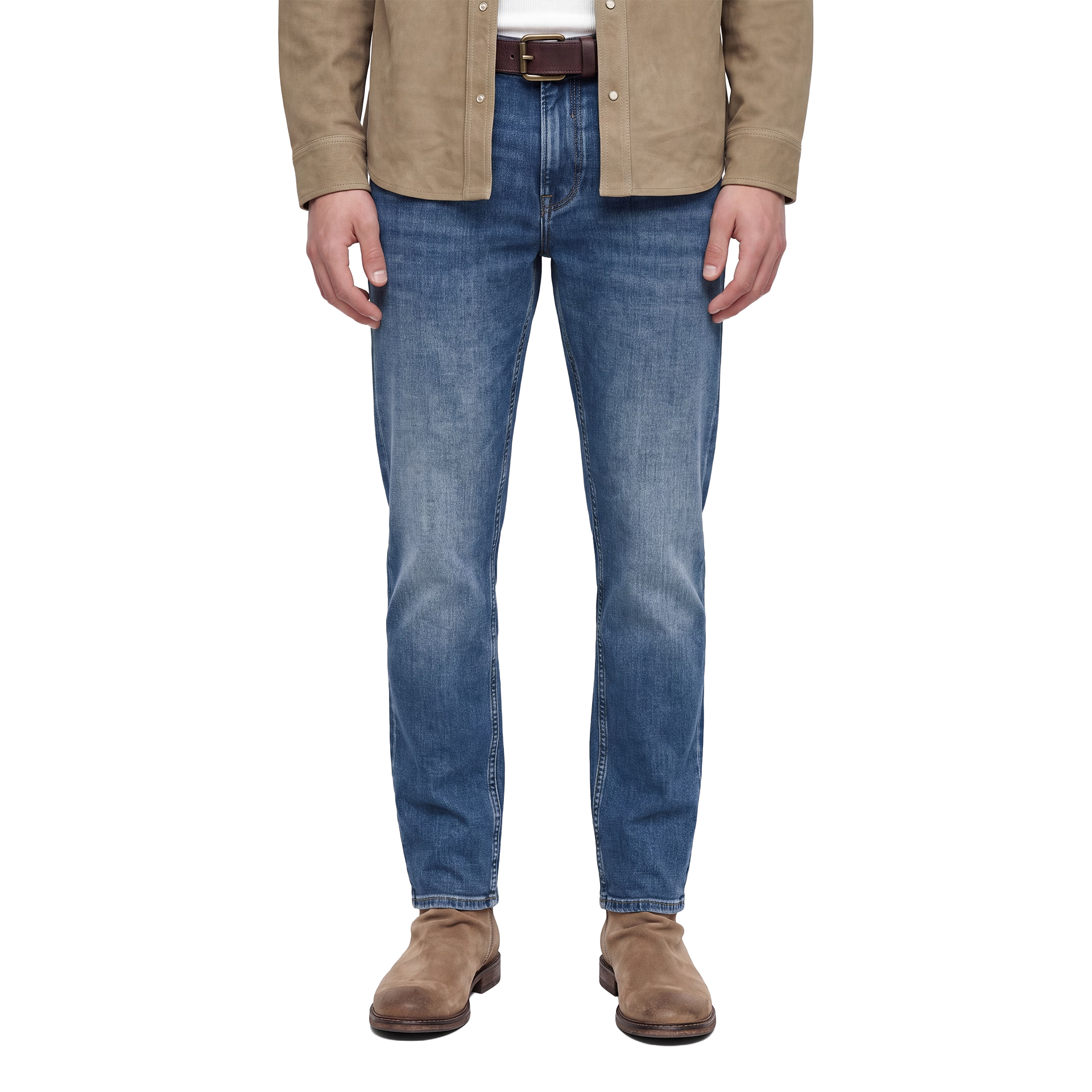 Jack & Jones Calça Mike Jjpaolo St 350 Blue Denim
