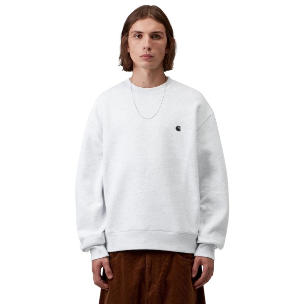 Carhartt Wip Sweat Mack Ash Heather / Black