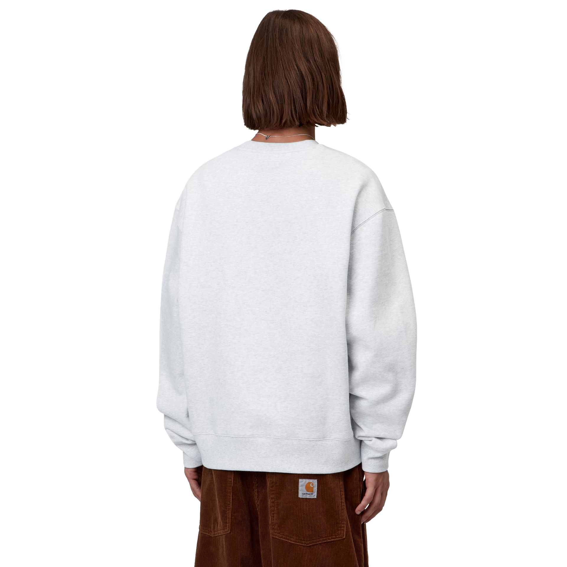 Carhartt Wip Sweat Mack Ash Heather / Black