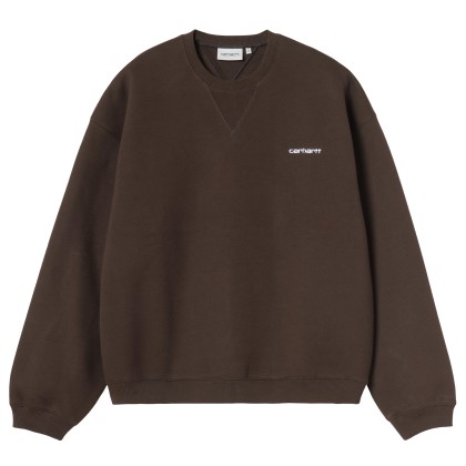 Carhartt Wip Sweat Ebbert Tobacco / White
