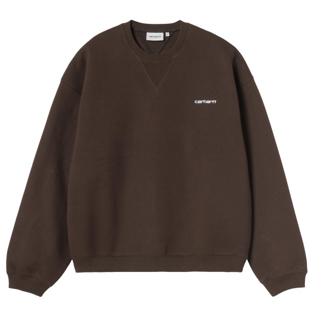 Carhartt Wip Sweat Ebbert Tobacco / White
