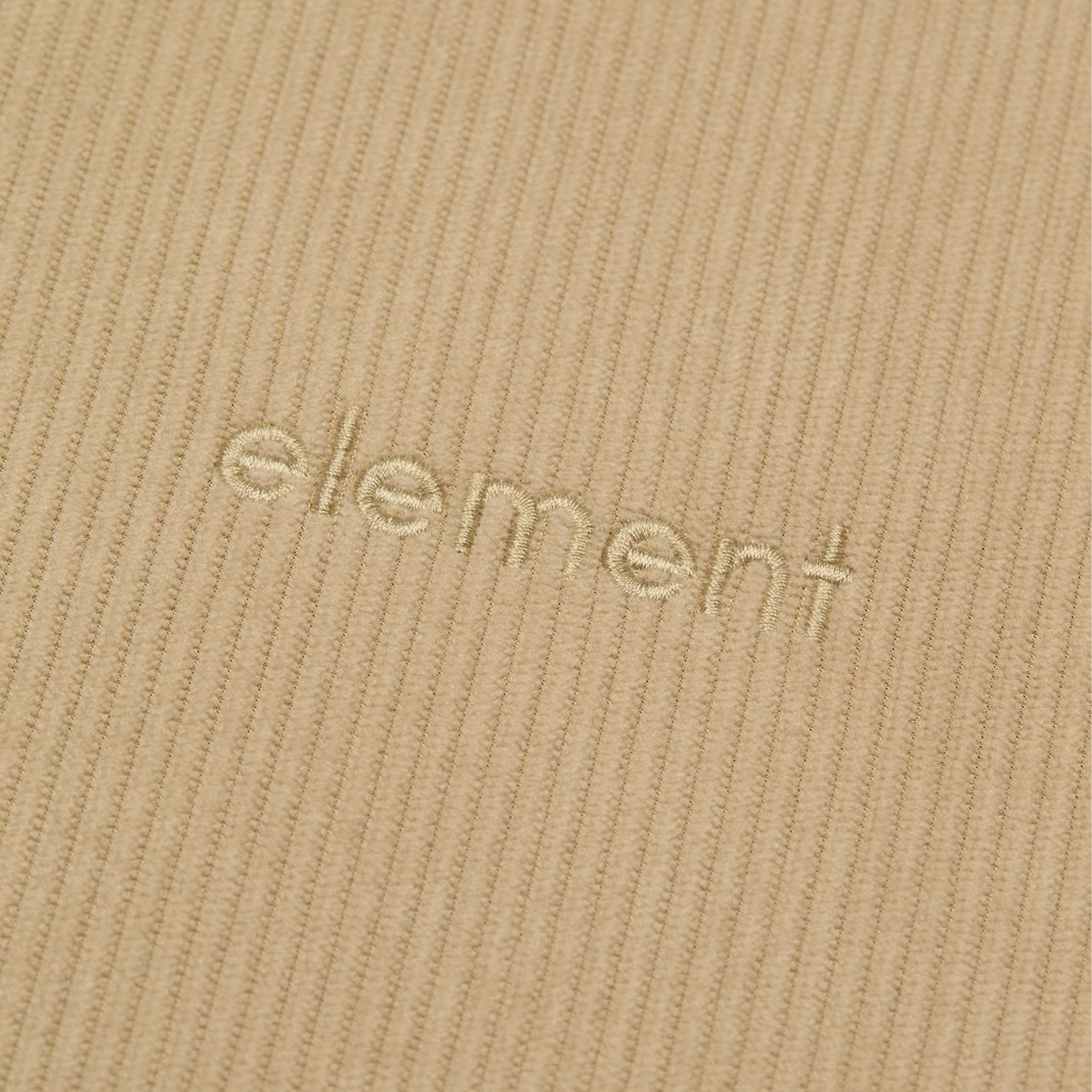 Element Sweat Capuz Lowcase Corduroy Humus