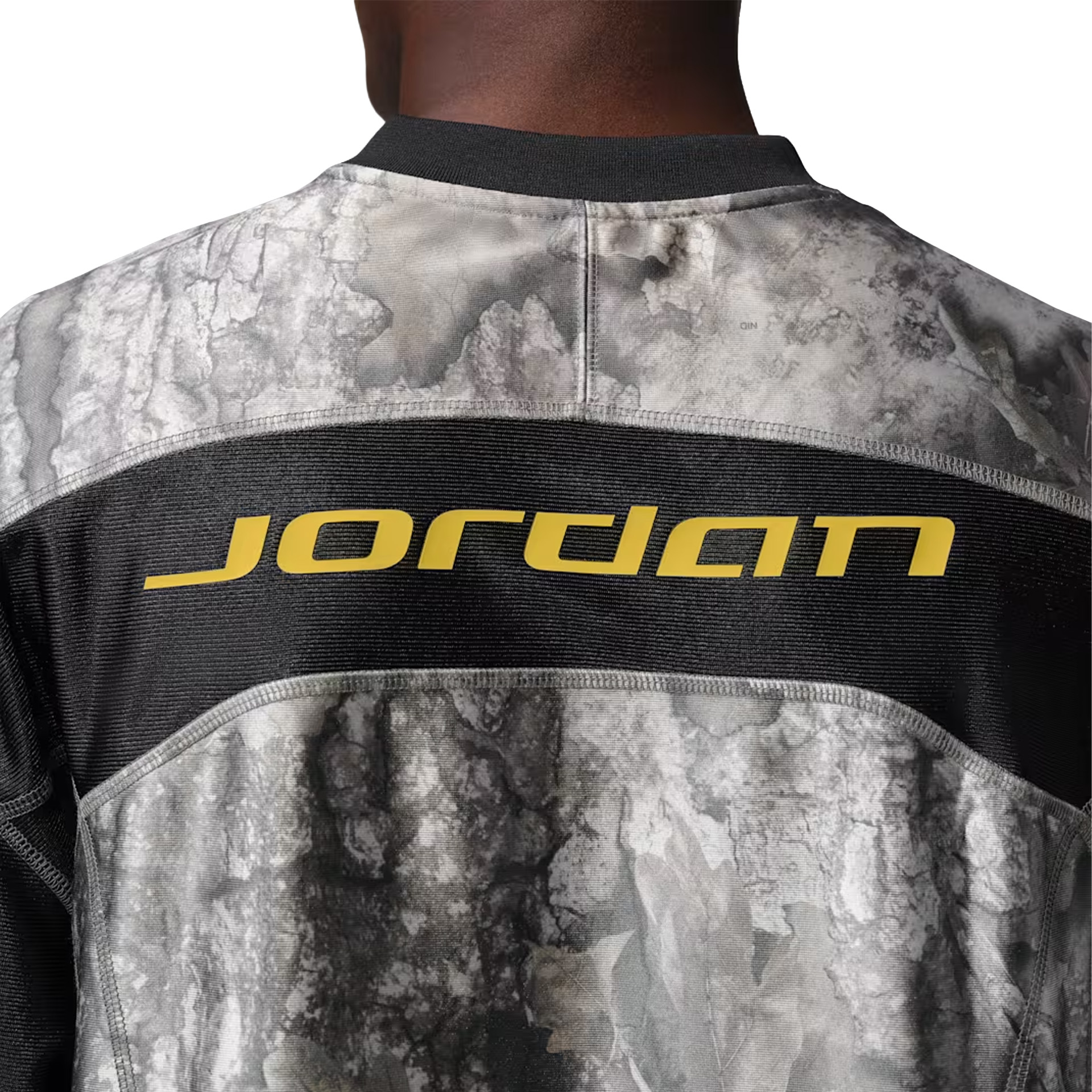 Jordan T-shirt Brooklyn Realtree Jersey White/black/bright Citron