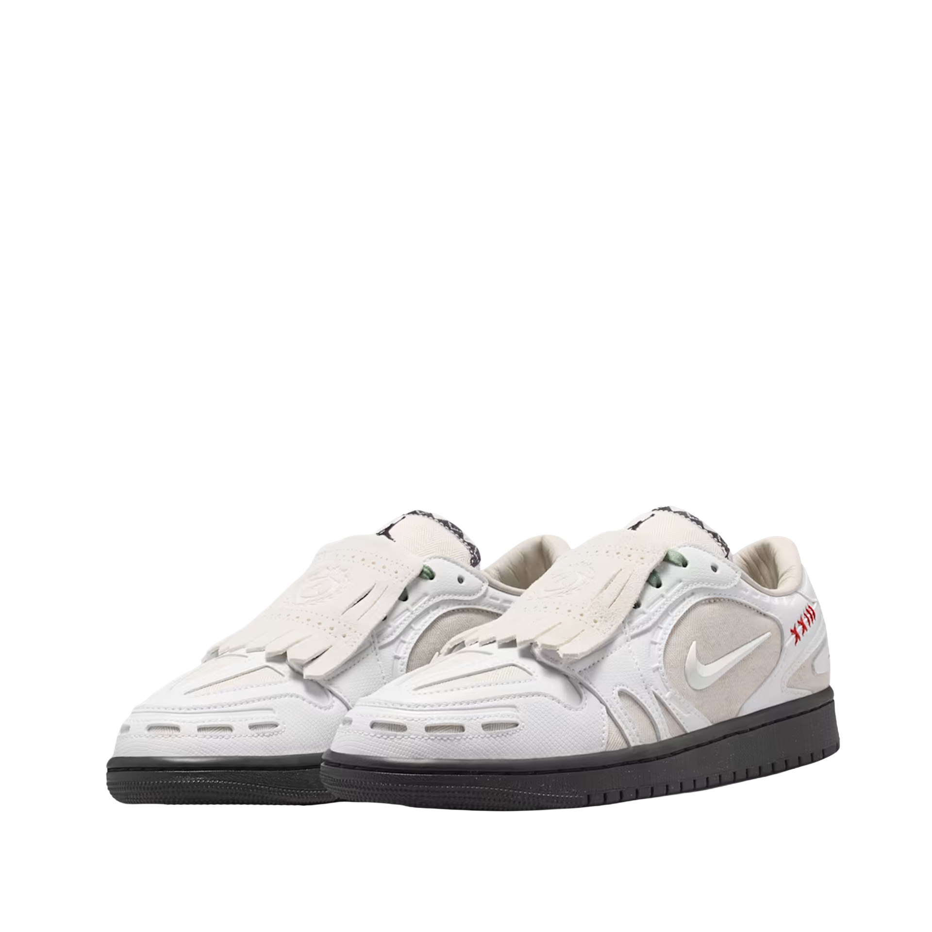 Jordan W Air 1 Mm Low V3 Lt Orewood Brn/white-black-steam