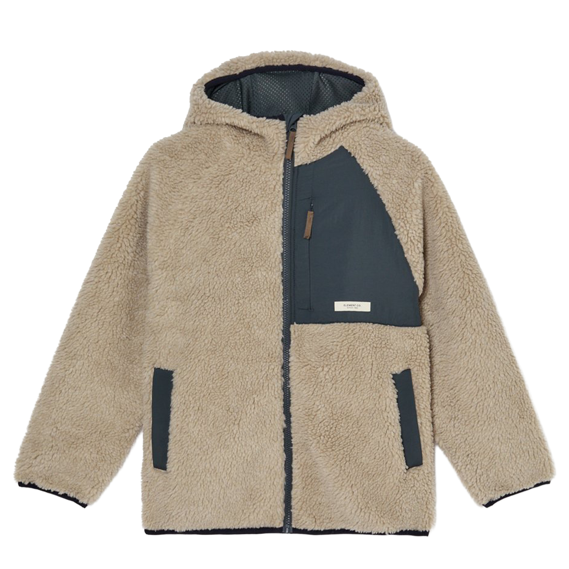 Element Casaco Sherpa Wolfe Oat Milk