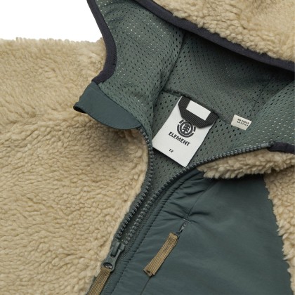 Element Casaco Sherpa Wolfe Oat Milk Element Casaco Sherpa Wolfe Oat Milk