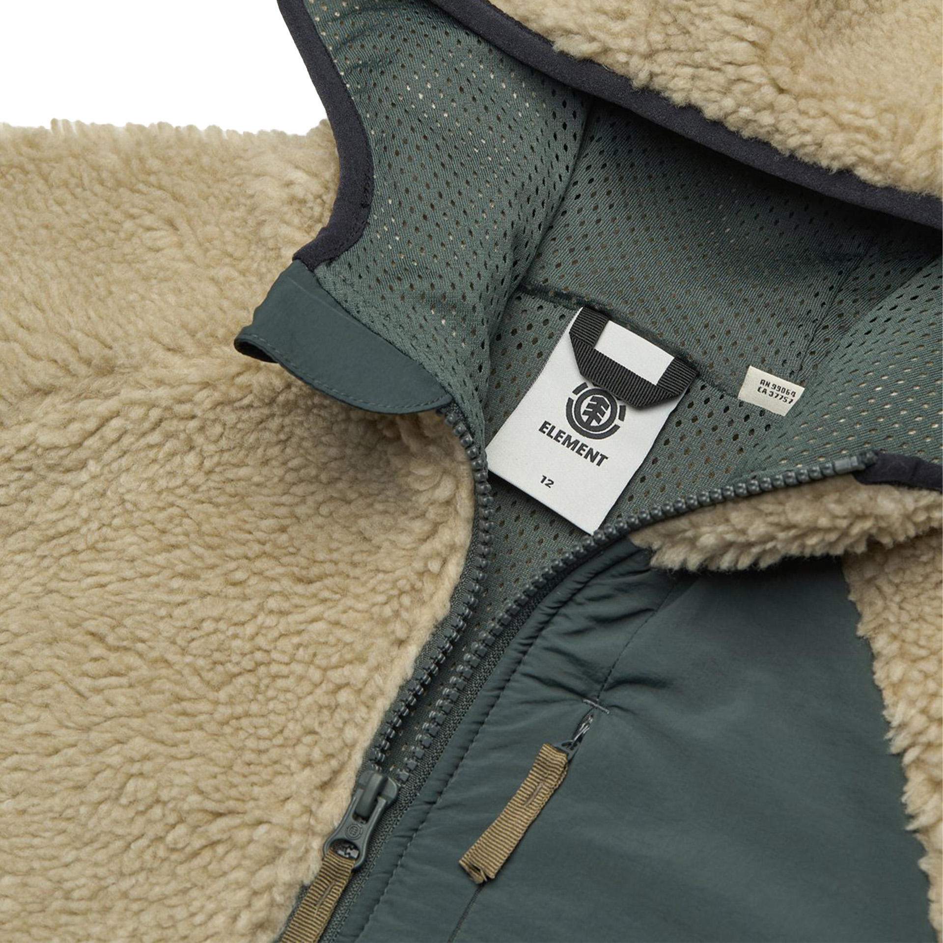 Element Casaco Sherpa Wolfe Oat Milk