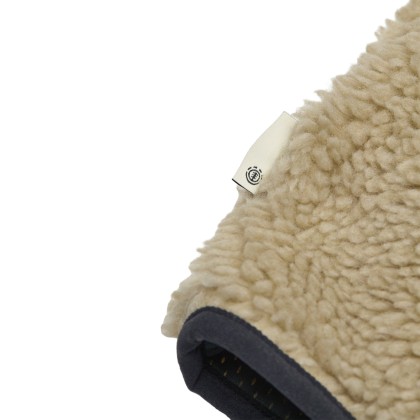 Element Casaco Sherpa Wolfe Oat Milk Element Casaco Sherpa Wolfe Oat Milk