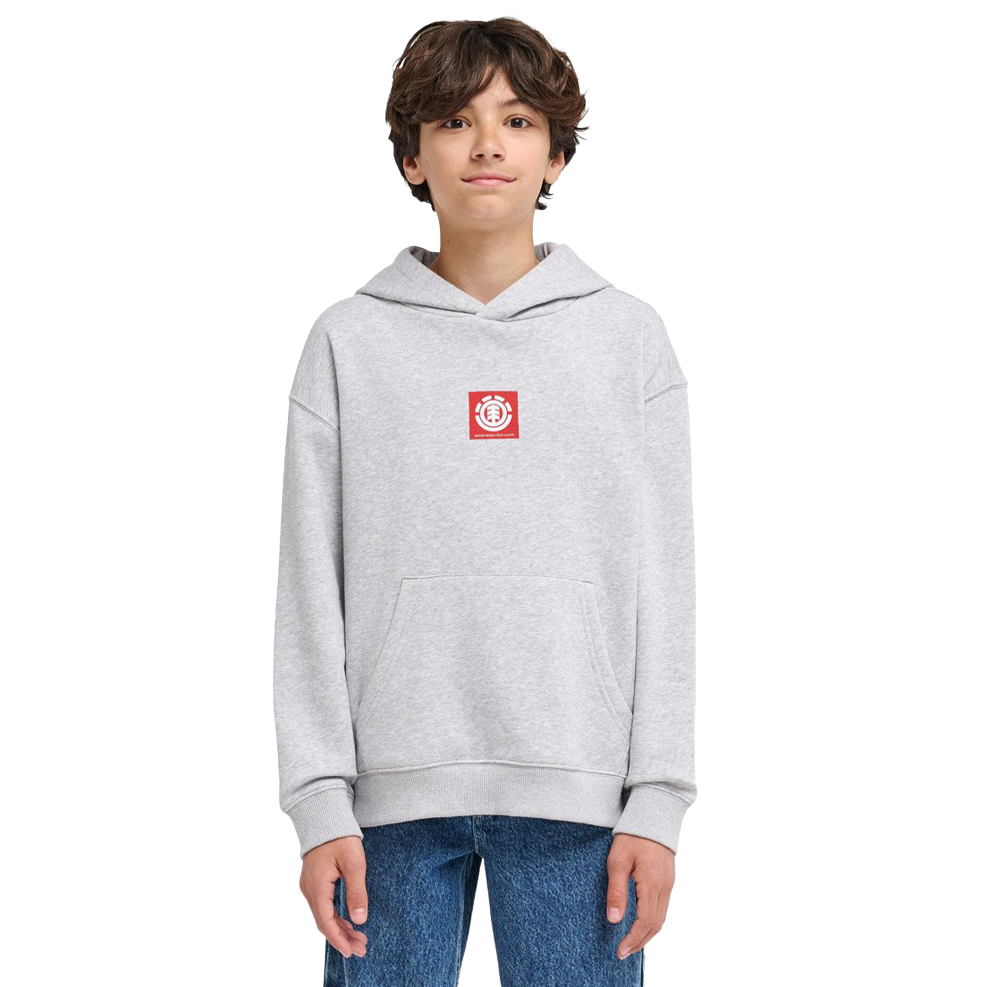 Element Sweat Capuz Square Mid Grey Heather