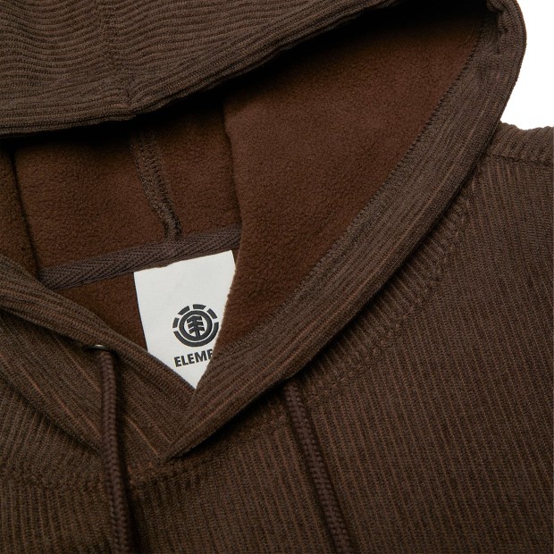 Element Sweat Capuz Lowcase Corduroy Java