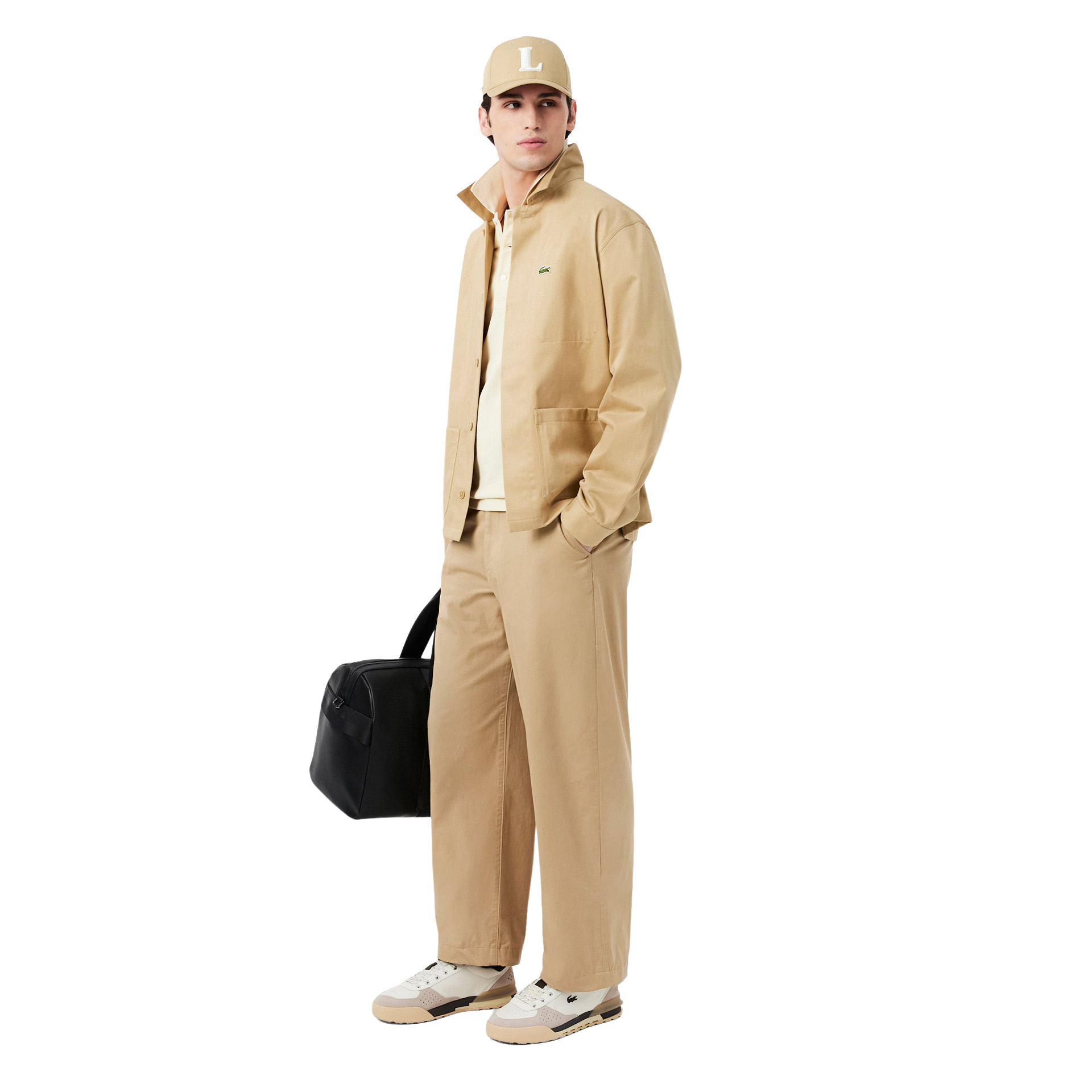 Lacoste Slam Break Off White/dark Brown
