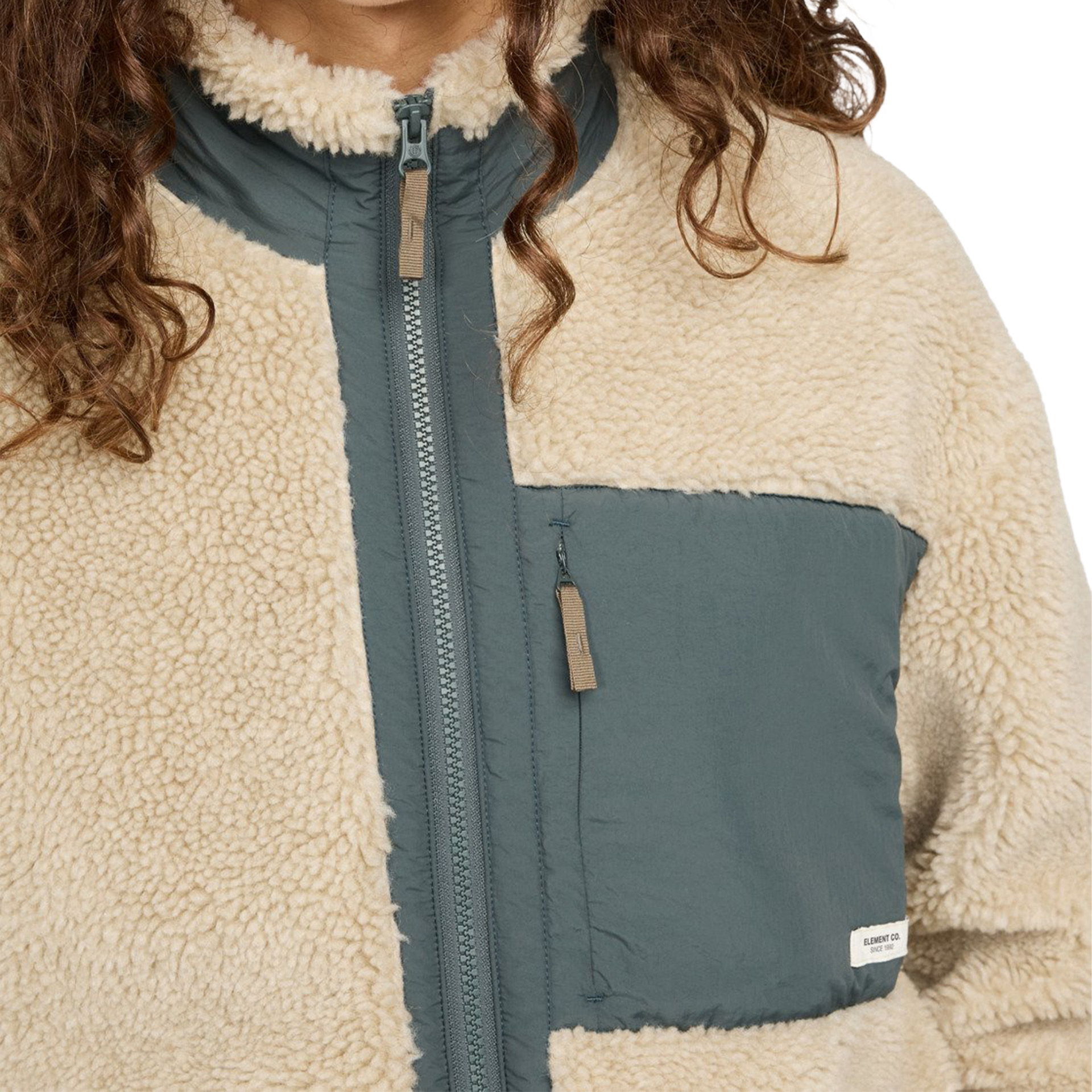 Element Casaco Sherpa Oak Oat Milk
