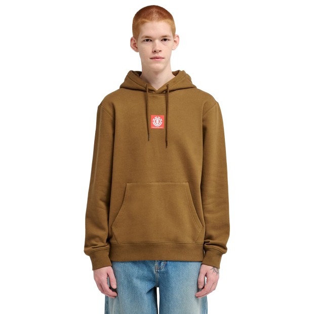 Element Sweat Capuz Square Sepia
