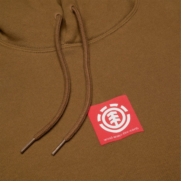 Element Sweat Capuz Square Sepia