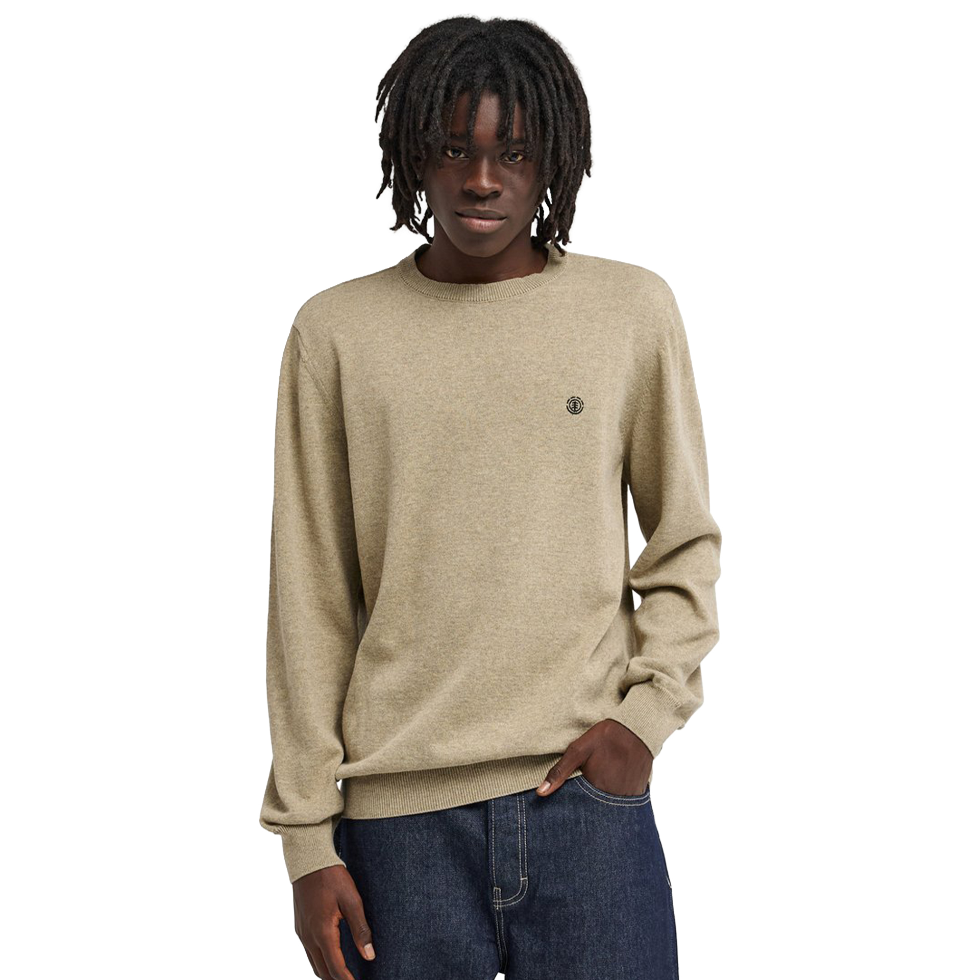 Element Camisola Icon Embroidery Sw Humus Heather