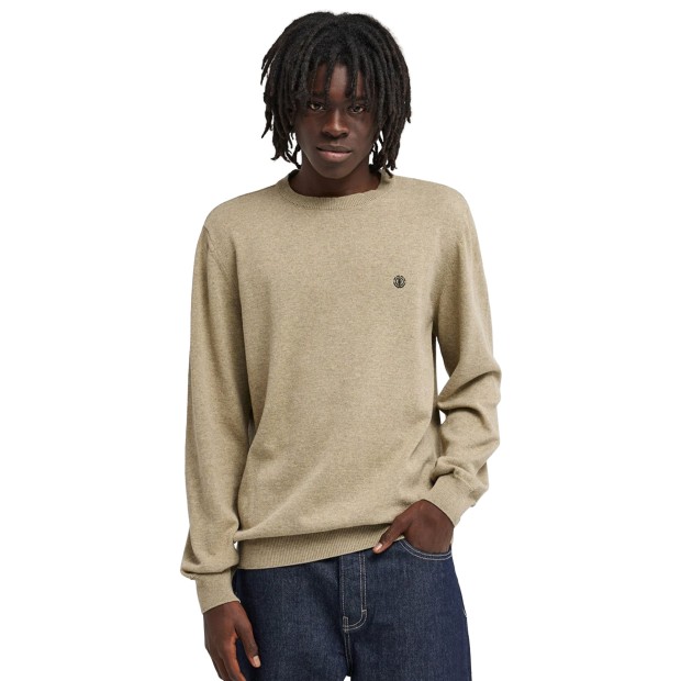 Element Camisola Icon Embroidery Sw Humus Heather