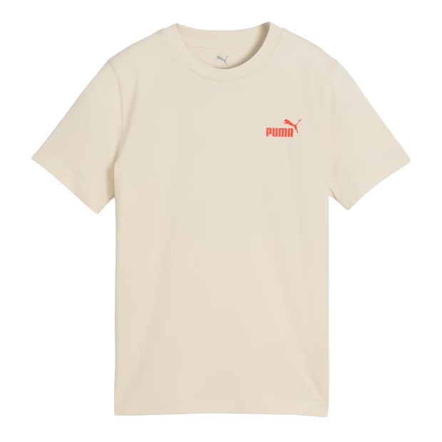 Puma T-shirt Ess Logo Lab Brand Back Graphic Alpine Snow