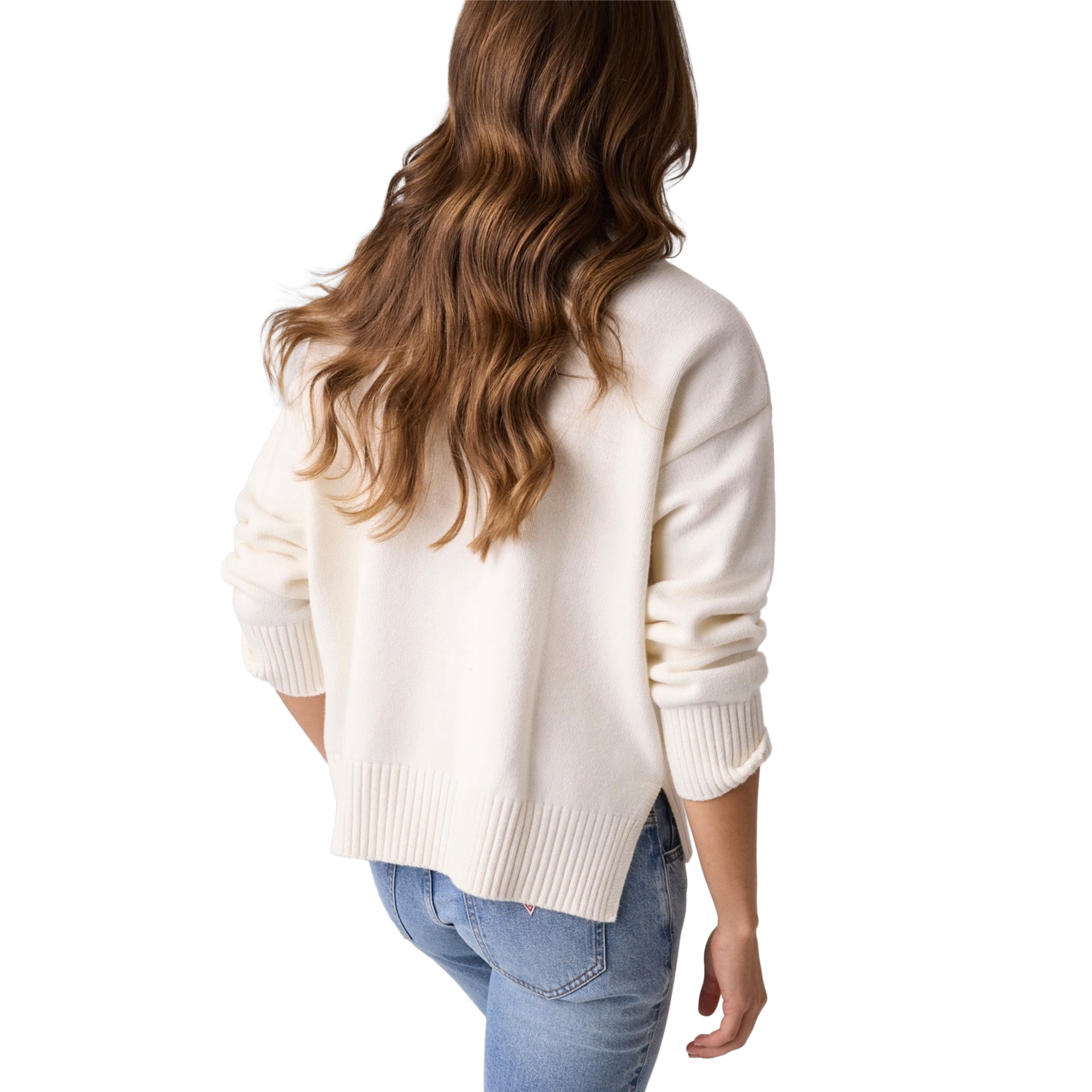 Guess Camisola Emb Warm White