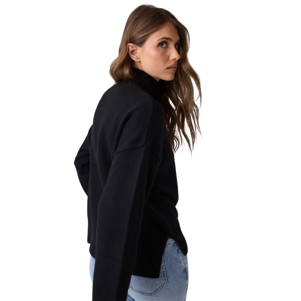 Guess Camisola Emb Jet Black A996