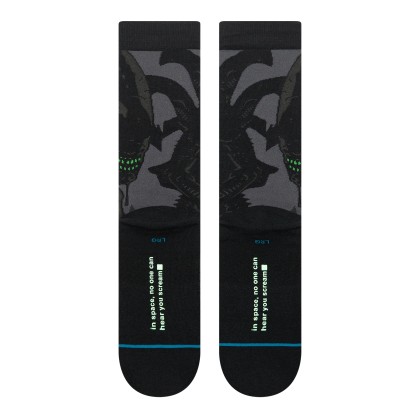 Stance Alien Crew Black Stance Alien Crew Black