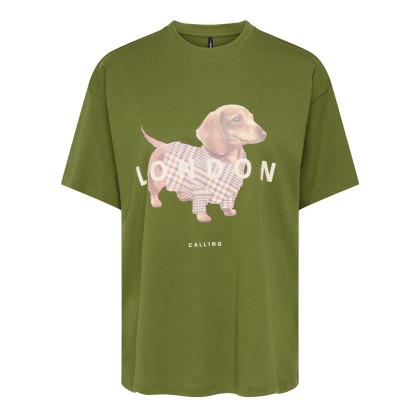 Only T-shirt Vivvi Lovely Sphagnum Dog London Only T-shirt Vivvi Lovely Sphagnum Dog London