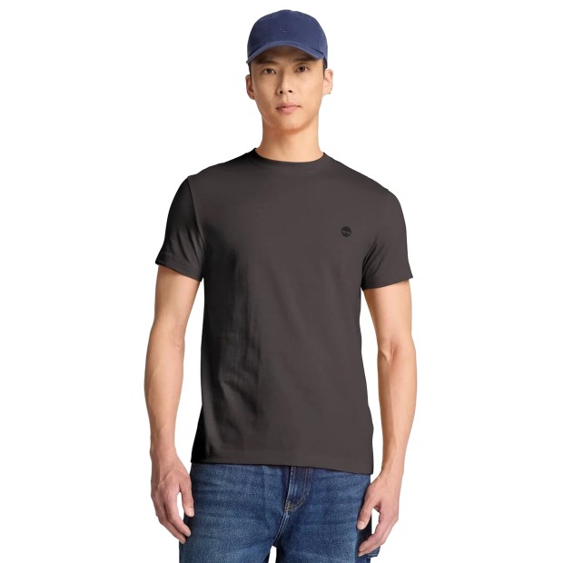 Timberland T-shirt Dunstan River Slim Vintage Black
