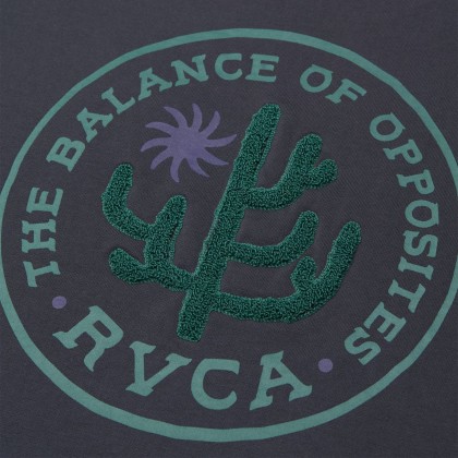 Rvca Sweat Basica Sanctum Garage Blue Rvca Sweat Basica Sanctum Garage Blue