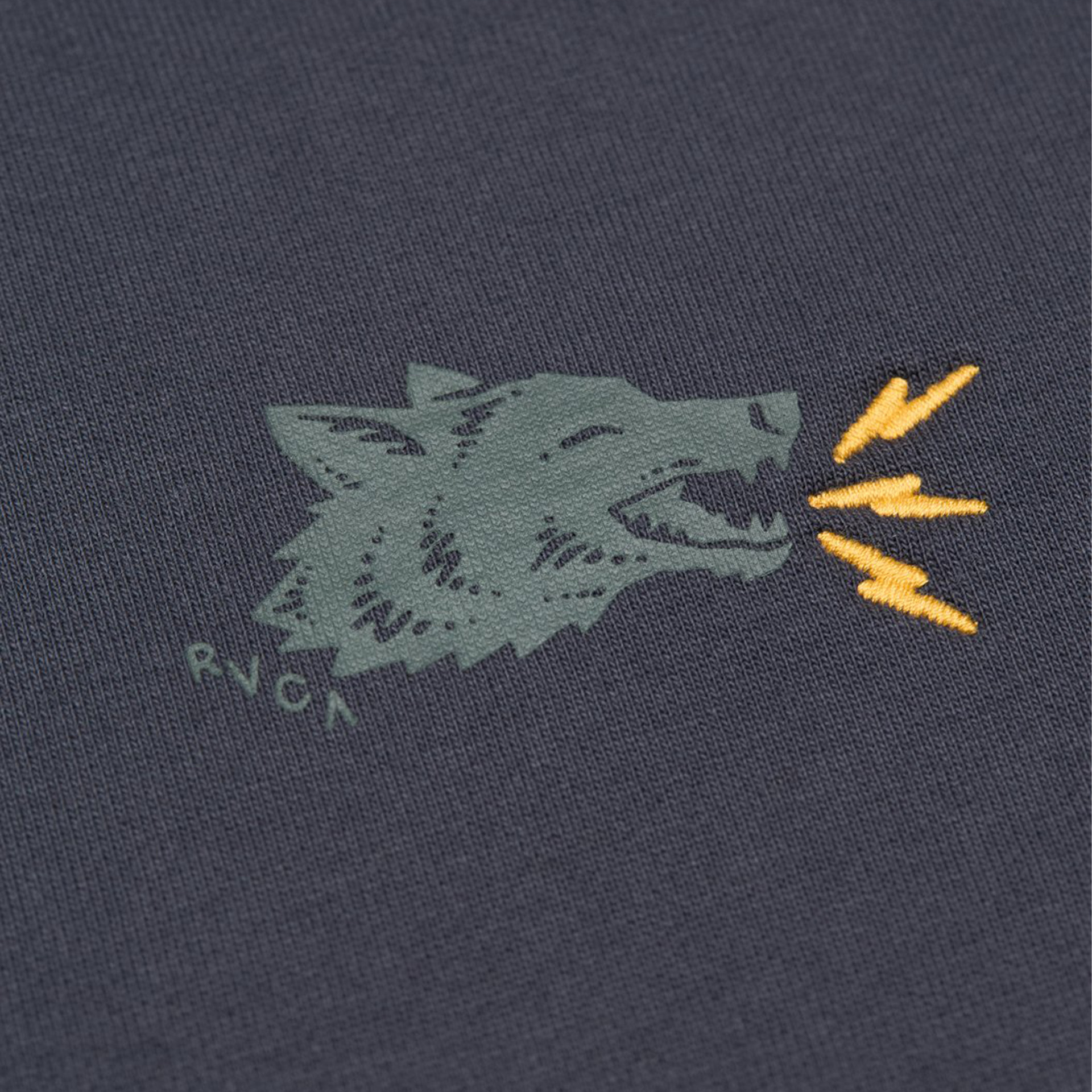 Rvca Sweat Basica Steadfast Garage Blue
