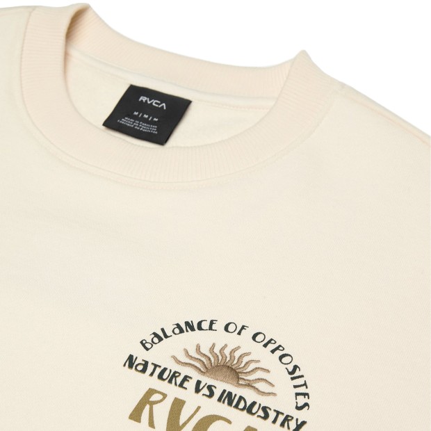 Rvca Sweat Basica Sun Industries Salt