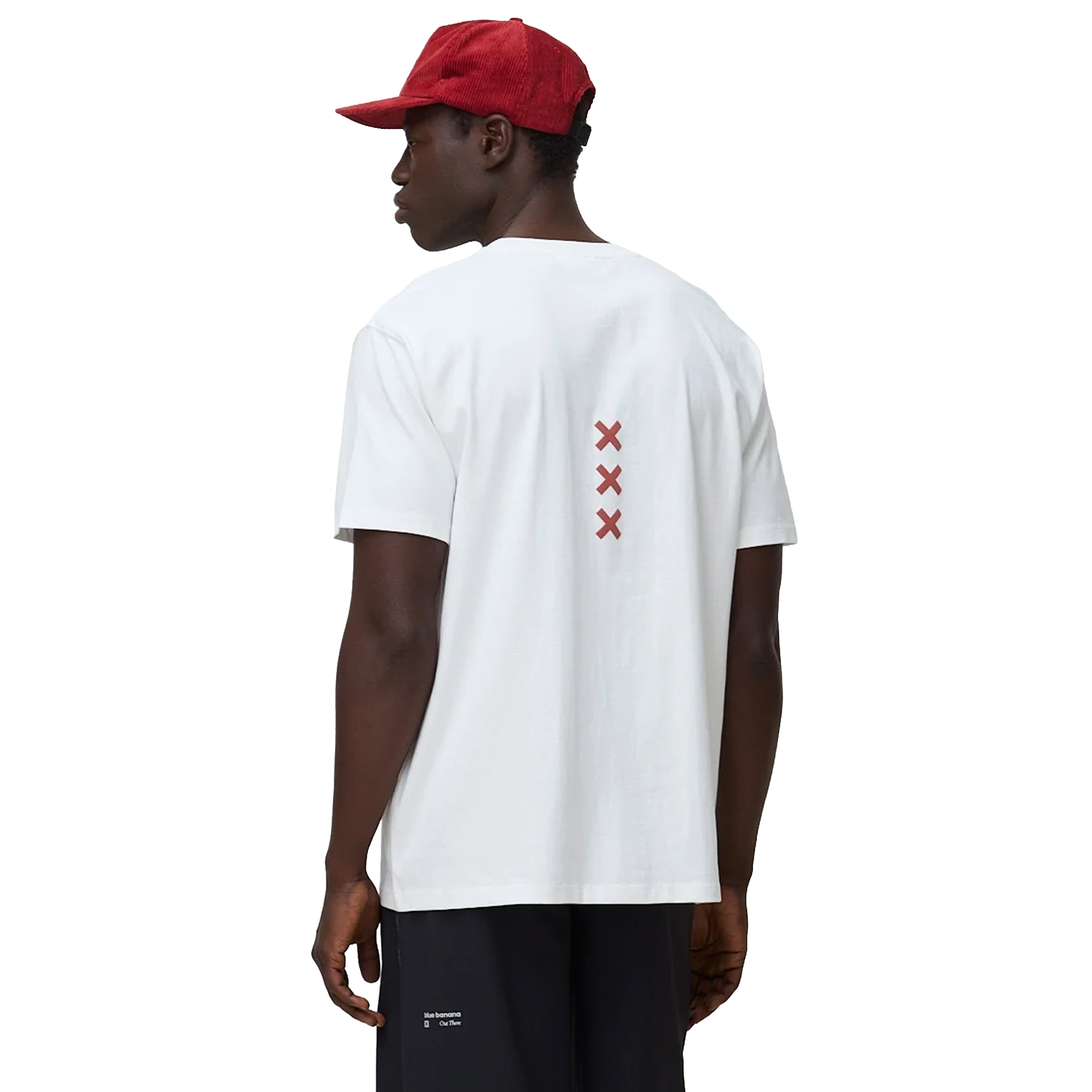 Blue Banana T-shirt Bonfire White
